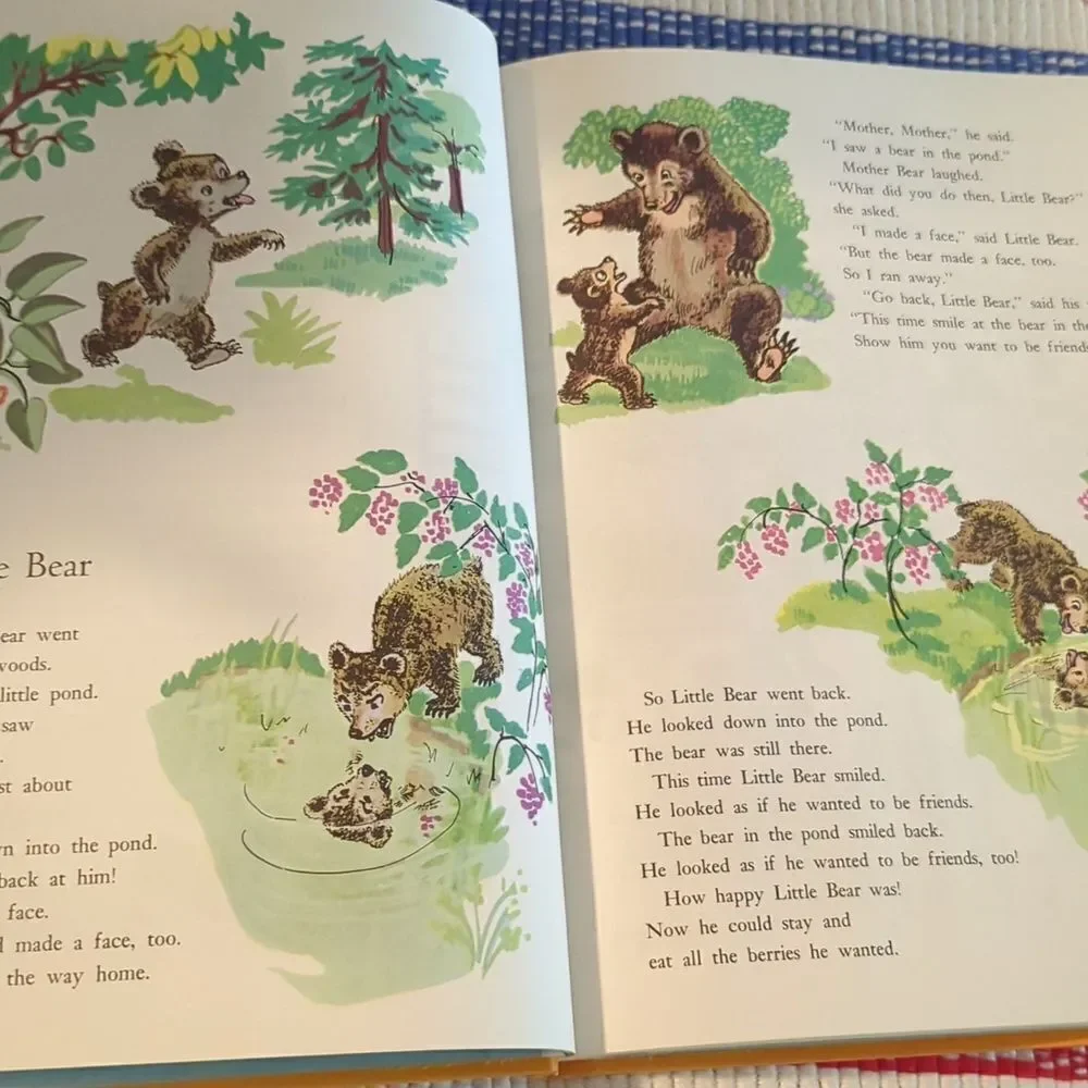Vintage 50s children's  Golden‎ Book Stories and Poems vintage book